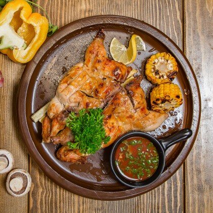 Цыплёнок на мангале