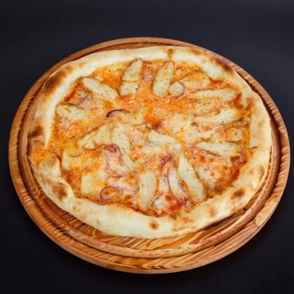 Пицца с курицей