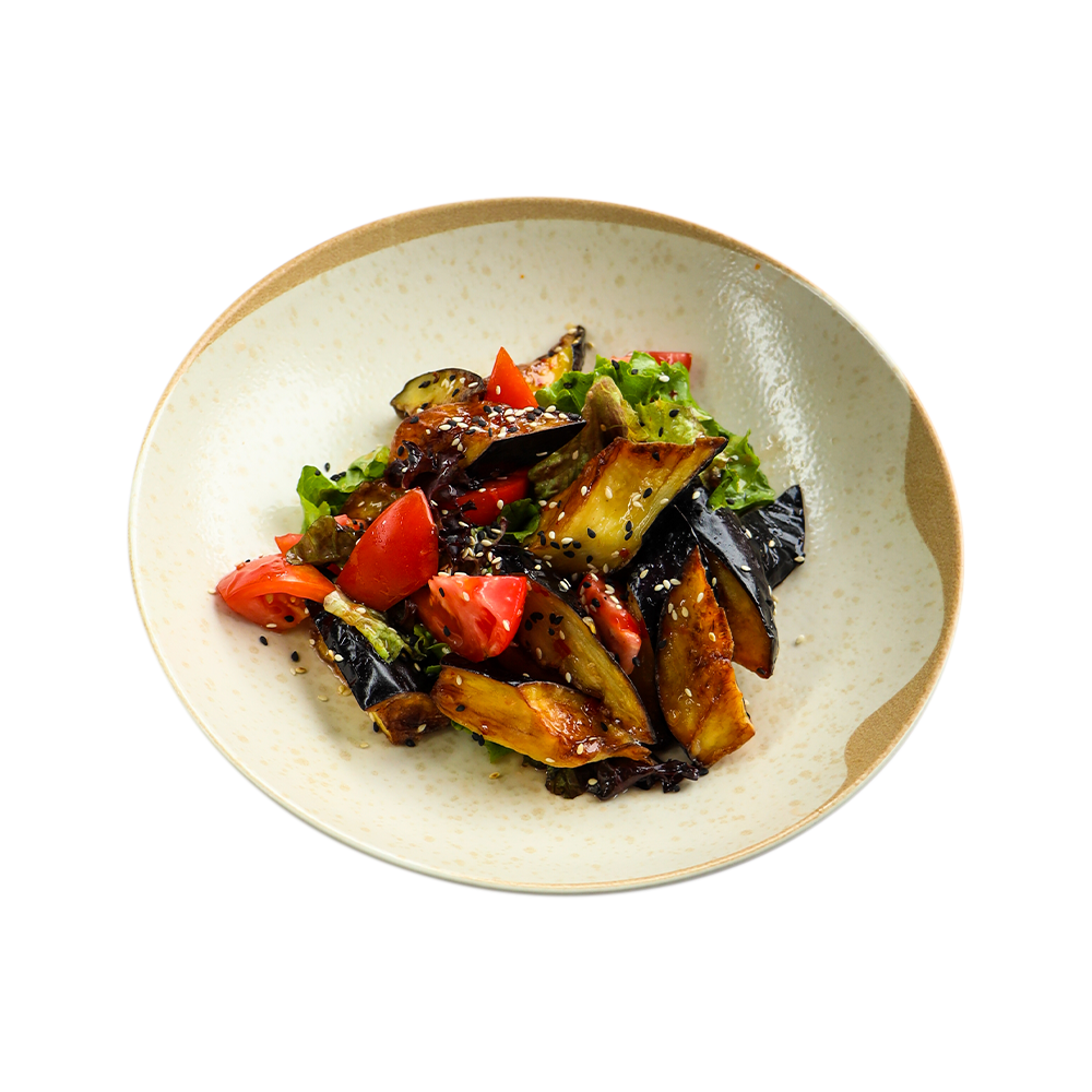 Азиатский салат с баклажаном