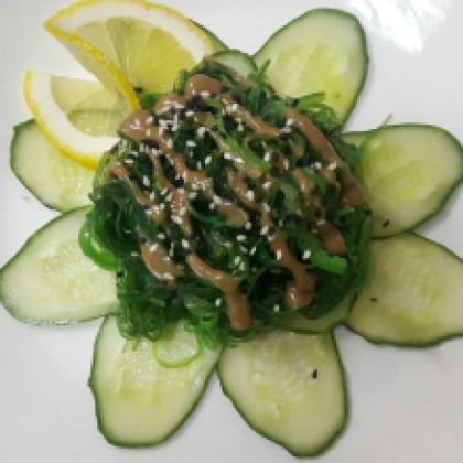 Салат "Чука с огурцом"