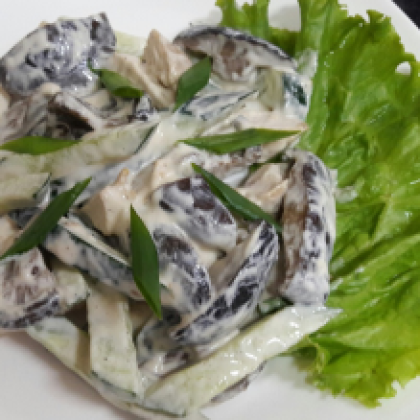 Салат "Шиитаке с курицей"