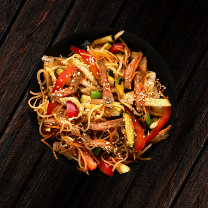 WOK с уткой по-пекински