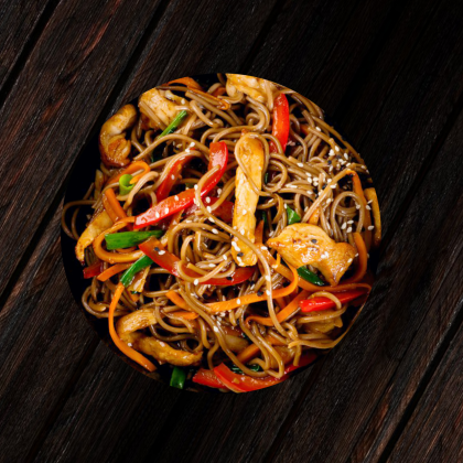 WOK с курицей