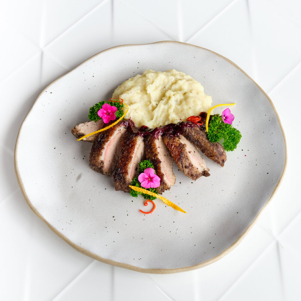 Duck Breast with Garnish (GF, KT, SF)