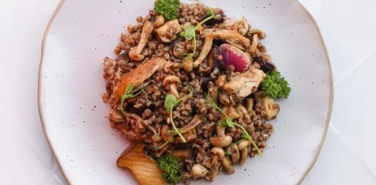 Buckwheat with Chicken and Mushrooms (LF, SF)
