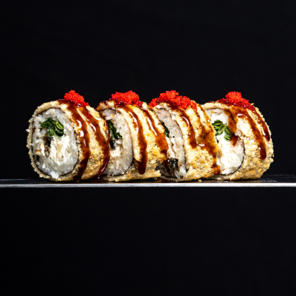 Жареный с угрем и масаго