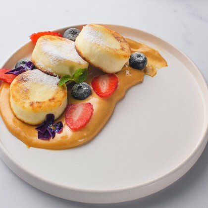 Сырники со сливочной карамелью