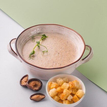 Крем суп грибной