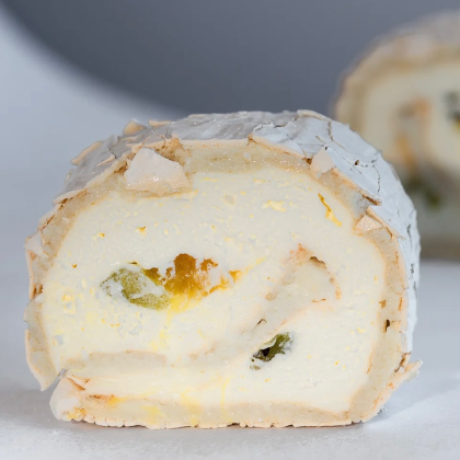 3. Кусочек Меренгового Рулета с киви