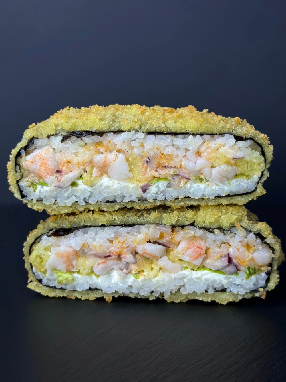 Sushi Burger z Krewetką w Tempurze