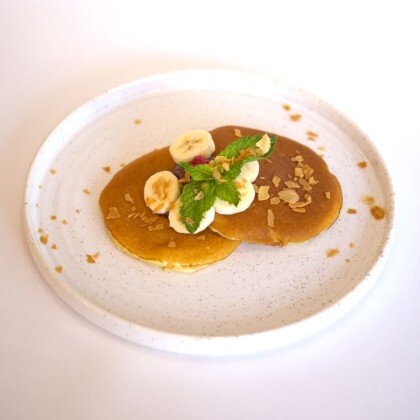 Панкейки с Бананом и Нутеллой