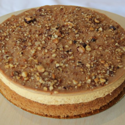 Пирог Фундук-Карамель