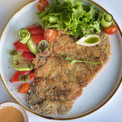 Говядина в Сырной Панировке