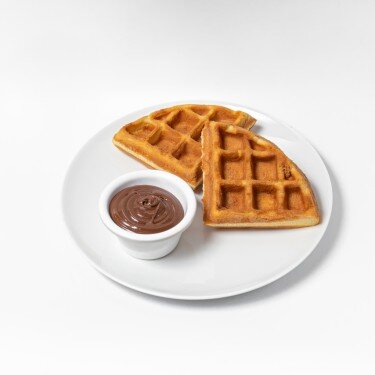 Нутелла қосылған бельгиялық вафли