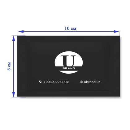 Влажные салфетки с нанесением логотипа