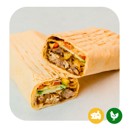 Лаваш куриный с сыром мини