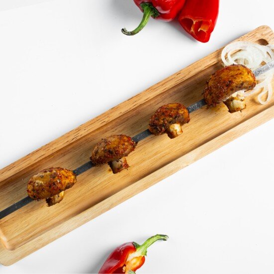 Шампиньоны шашлык