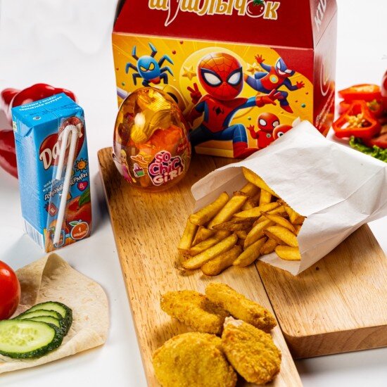 Детский комбо с наггетсами