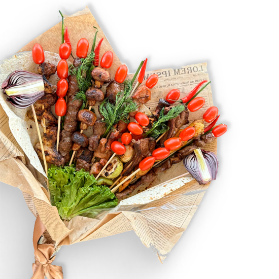 Большой букет (9 шашлыков)