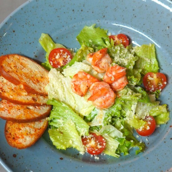 Цезарь с креветками