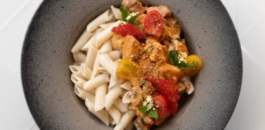 Creamy Chicken Penne (GF, LF, SF)