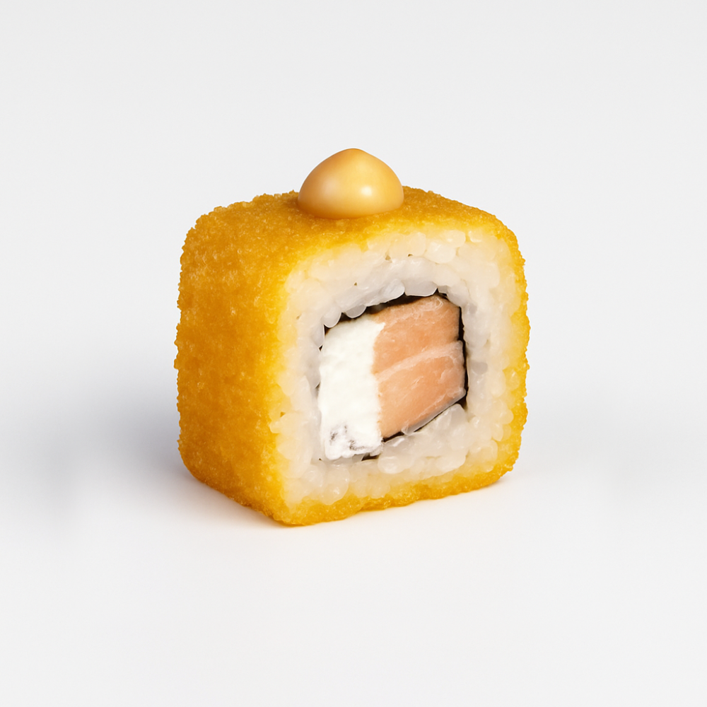 Сырный лосось в темпуре