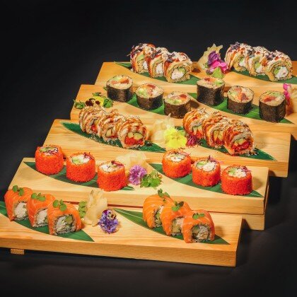 Большое ассорти роллов