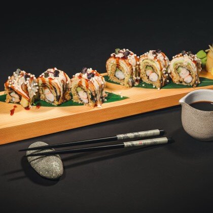 Дракон с креветкой