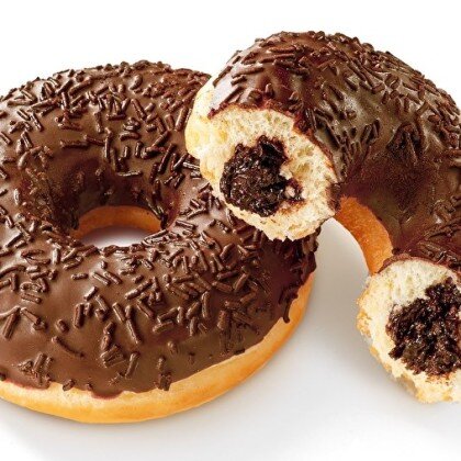 Пончик тройной шоколад