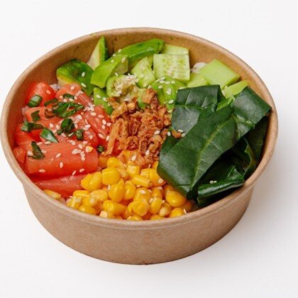 Боул с лососем