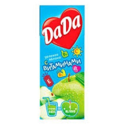 Сок ДаДа 0,2 Зеленое яблоко