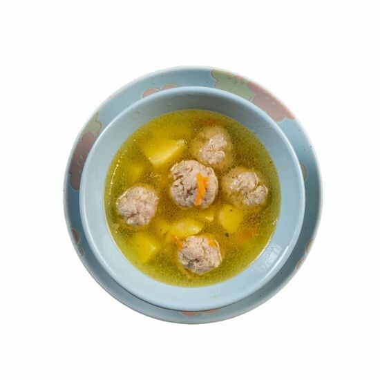 СУПЧИК КУРИНЫЙ С ФРИКАДЕЛЬКАМИ