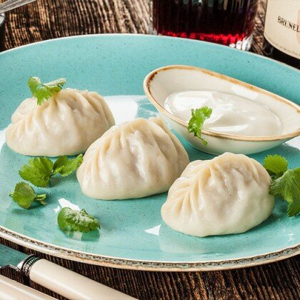 Манты с тыквой