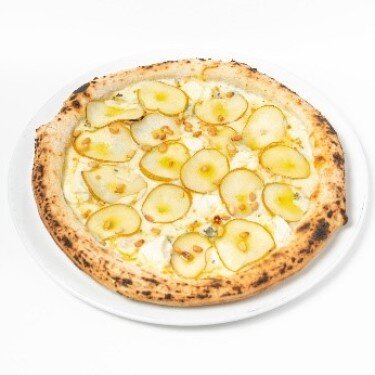 Алмұрт қосылған Пицца