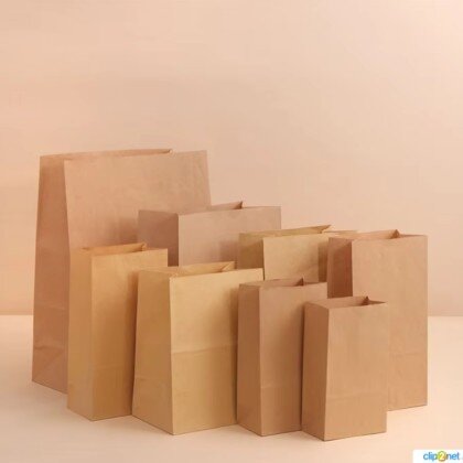 Крафт пакет Размер  26  * 34 *15 см.