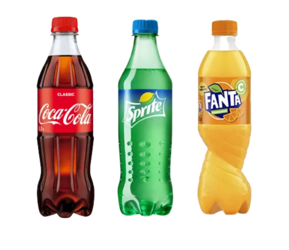 Coca Cola,Fanta,Sprite,Pepsi