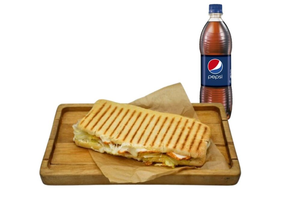 Комбо Панини с курицей+ Pepsi 0.5