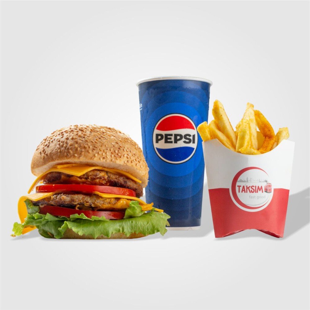 ДВОЙНОЙ ЧИЗБУРГЕР КОМБО