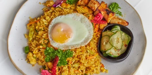Best Nasi Goreng in Bali (Chicken Fried Rice) (GF, LF, SF)