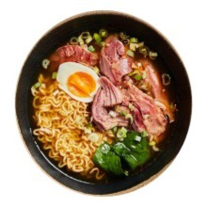 Բուսական ռամեն՝ խոզապուխտով