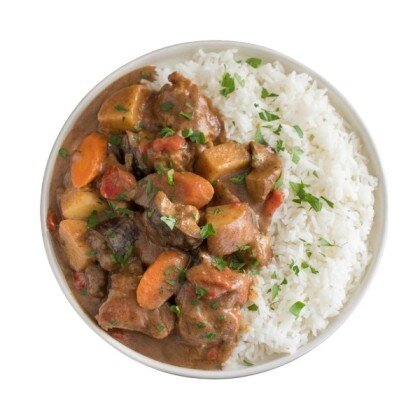 Խոզի կարի բրինձ բանջարեղենով