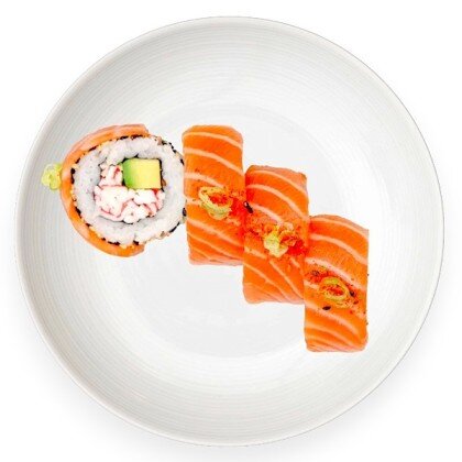 Դրագոն ռոլլ սաղմոնով մեծ