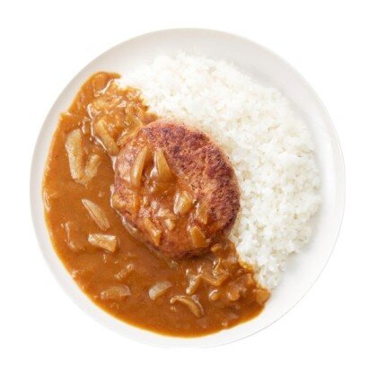 Համբուրգերի սթեյք կարիով և բրնձով