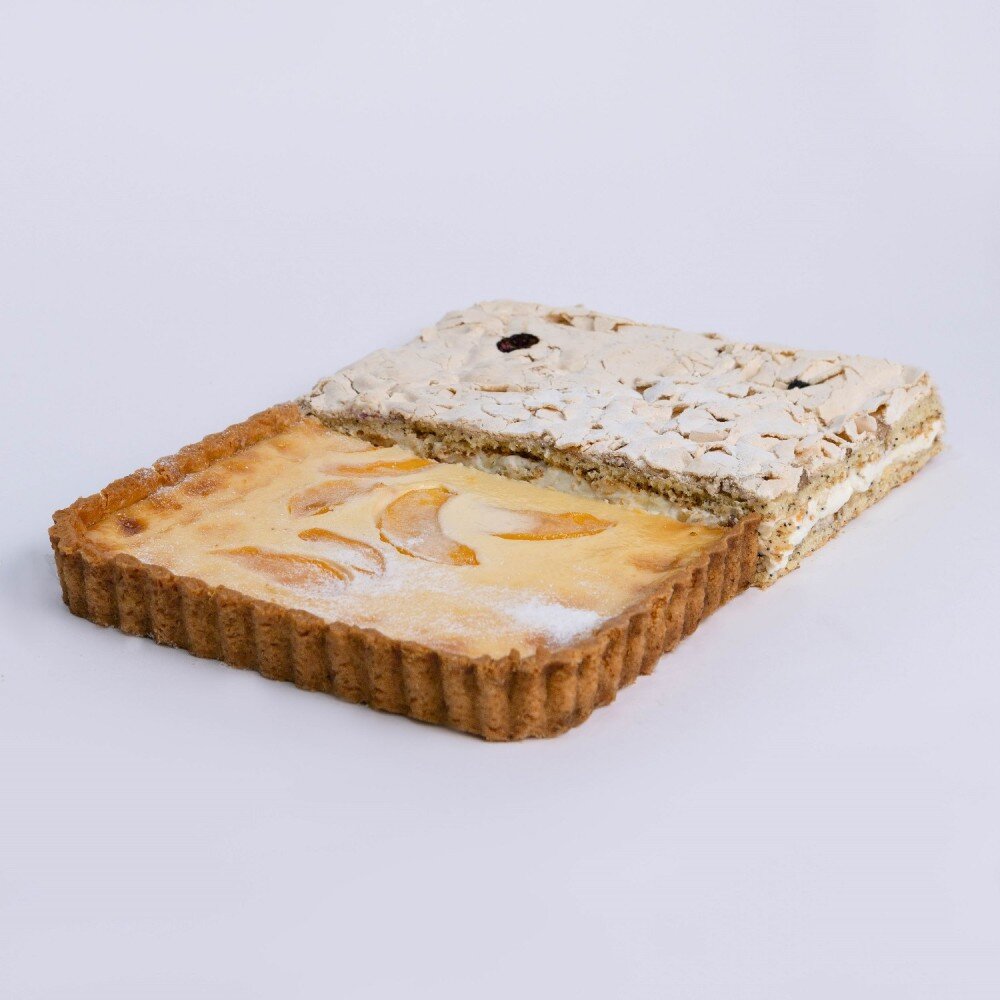 Микс пирогов (Персиковый и маковый пирог)