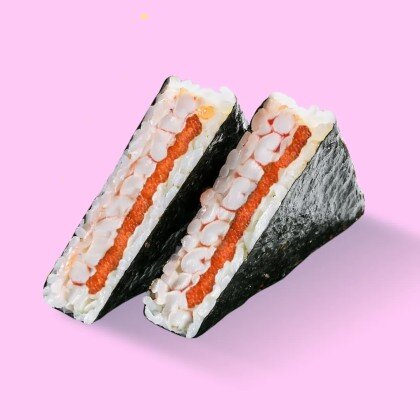 Онигири с крабом