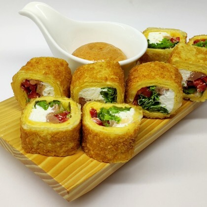 Тортилья с лососем