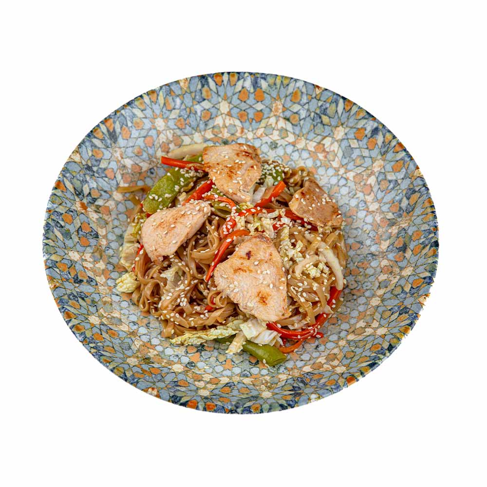 Удон с курицей