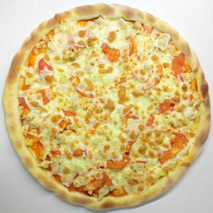 Пицца Курица с ананасом