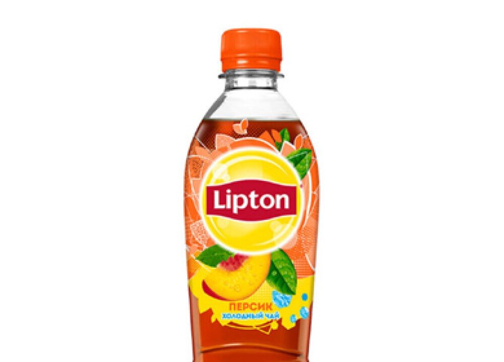 Чай Lipton 0,5 черный с персиком