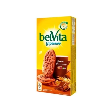 Печенье BELVITA витаминизированное с какао 225 г